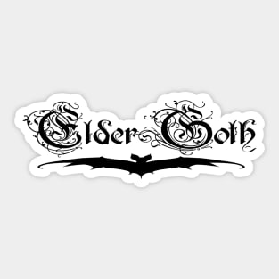 ElderGoth (Black) Sticker